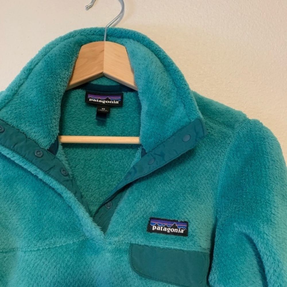 PATAGONIA Teal Re-Tool Snap-T Fleece Pullover XS - Picture 2 of 6